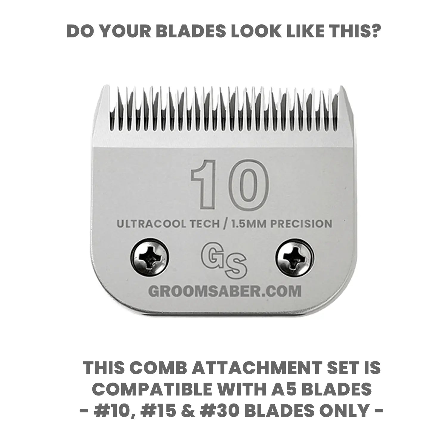 Nine Piece Guard Comb Set (A5 Blade Compatible)